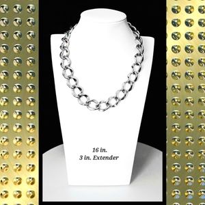 NWOT: Women's Thick Silver Chain